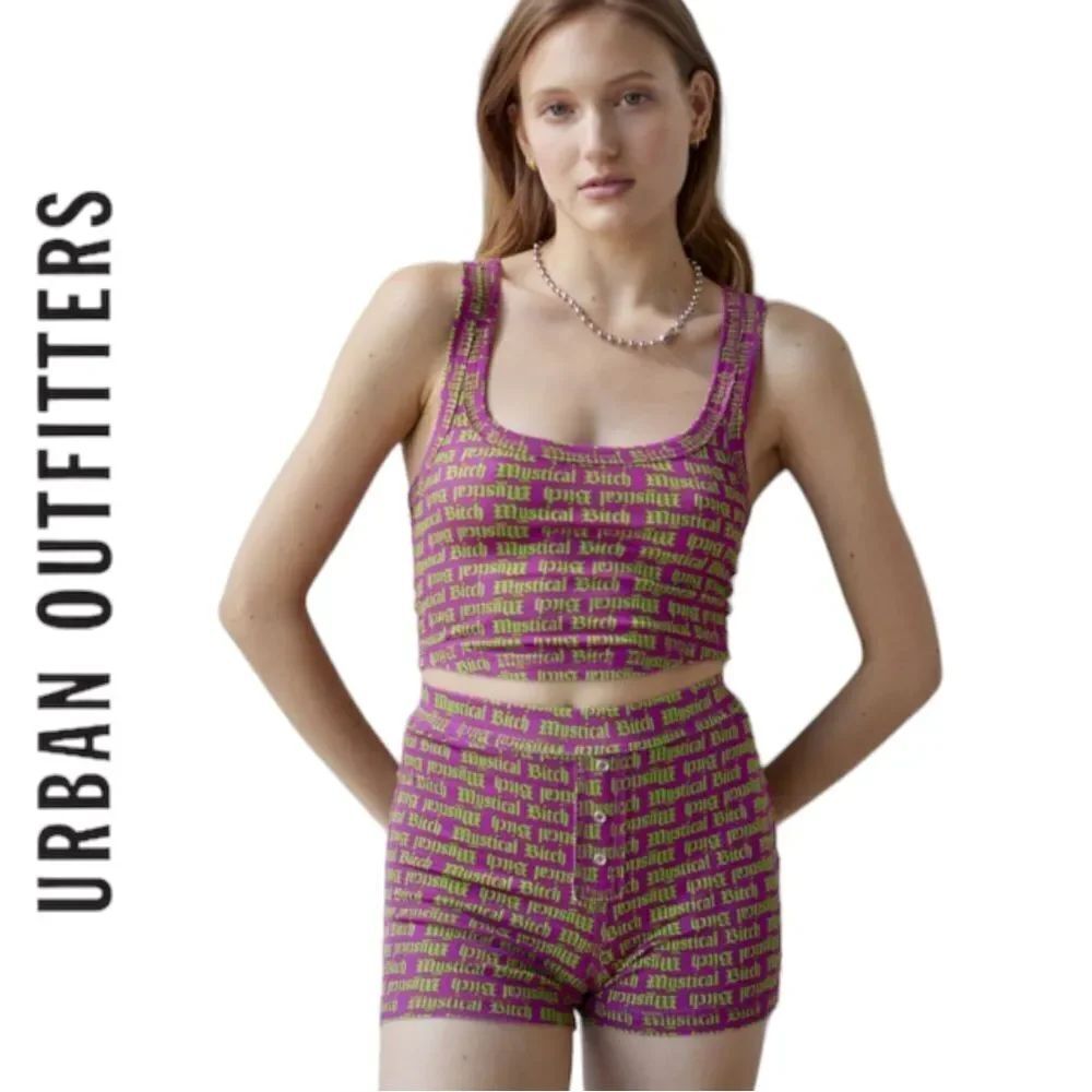 NEW with Tag Out From Under Sweet Dreams Tank Top & Short SET S M